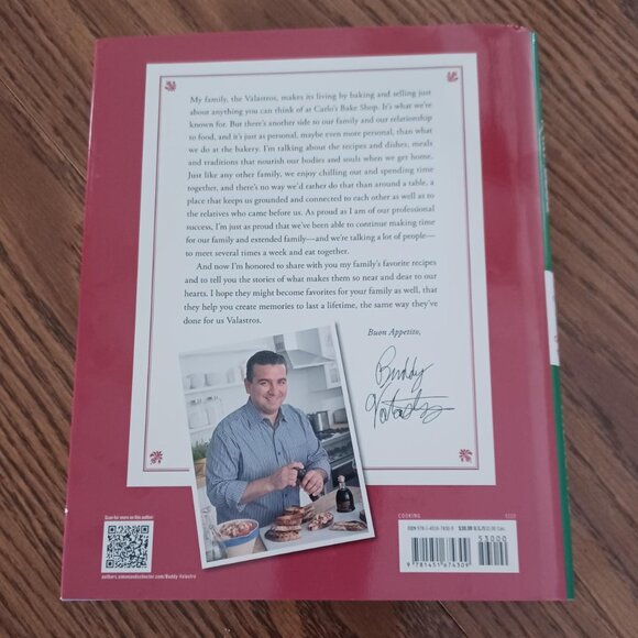 Cooking Italian with the Cake Boss, Buddy Valastro, Like New Cookbook - Picture 3 of 3